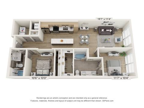 Floorplan B1 layout