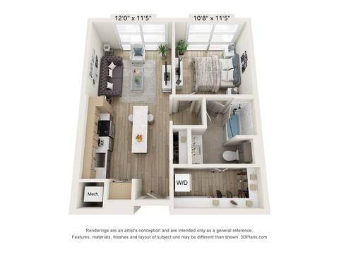 Floorplan A2 layout