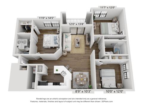 Floorplan The Jax Partial layout