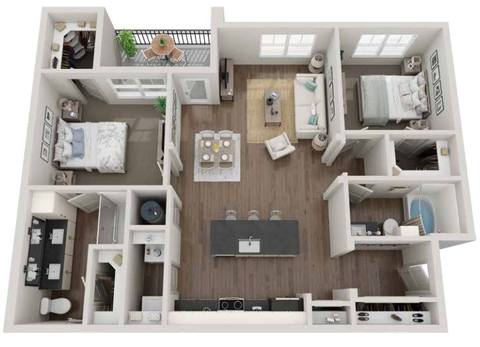 Floorplan Boardwalk layout