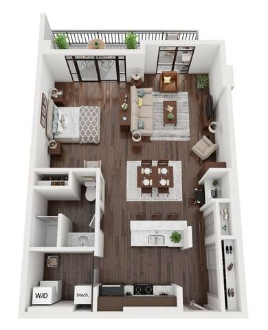 Floorplan The Lexington layout