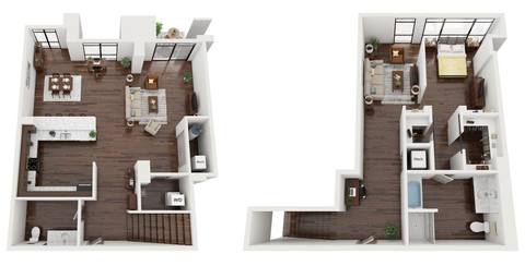 Floorplan The Wilshire layout