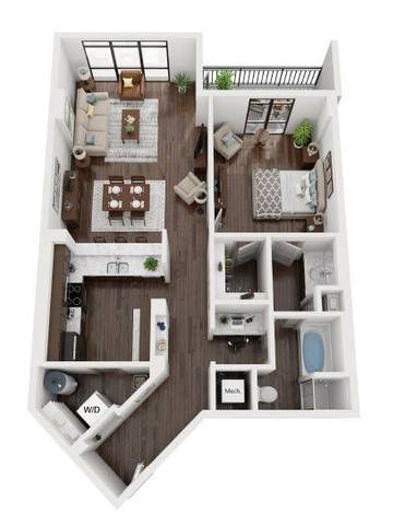 Floorplan The Concord layout