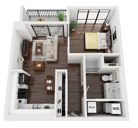 Floorplan The Chelsea layout