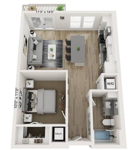 Floorplan A1 layout