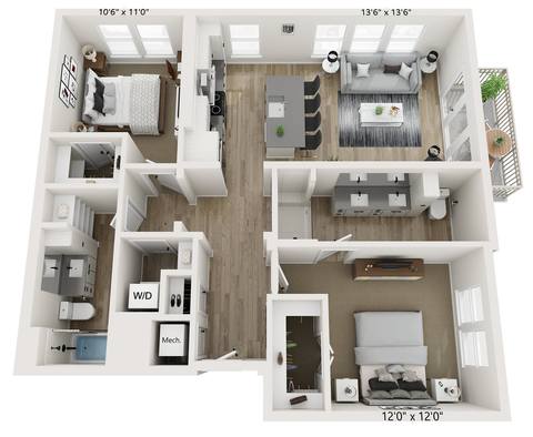Floorplan B3A layout