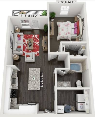 Floorplan A1 layout