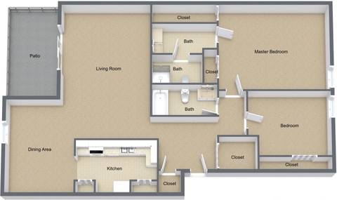 Floorplan Oak layout