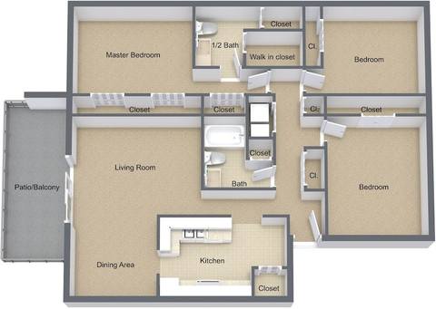 Floorplan Maple layout