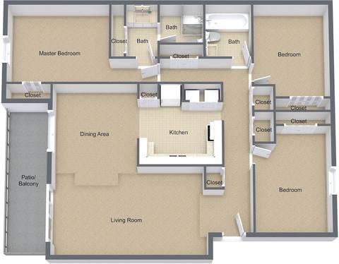 Floorplan Redwood layout