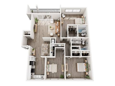 Floorplan 3A layout