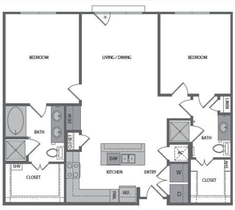 Floorplan B2 layout