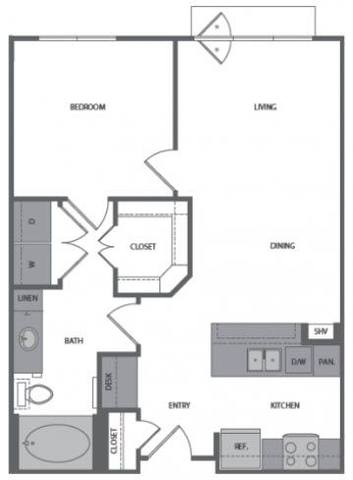 Floorplan A2 layout