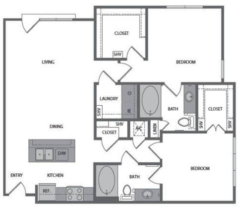 Floorplan B1 layout
