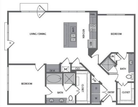 Floorplan B3 layout