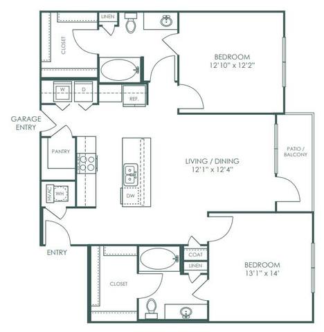 Floorplan B6 layout
