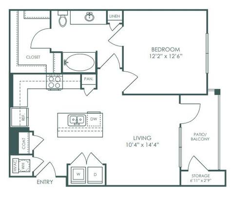 Floorplan A1 layout