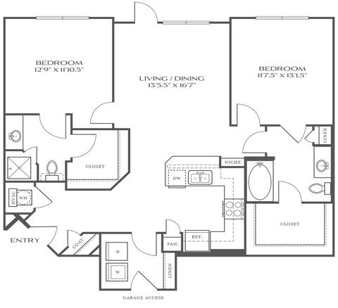 Floorplan B11 layout