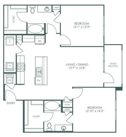 Floorplan B7 layout