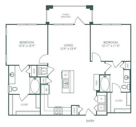 Floorplan B3 layout