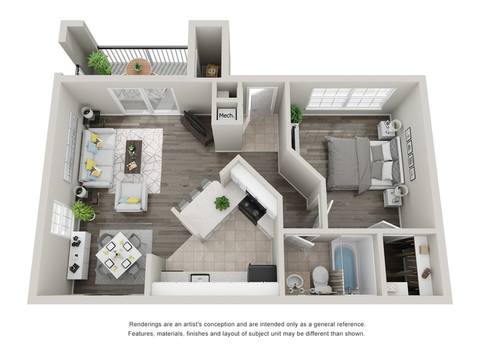 Floorplan A1 layout