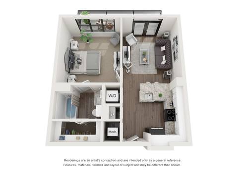 Floorplan A1 layout