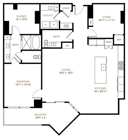 Floorplan PH4 layout