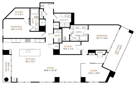 Floorplan PH9 layout