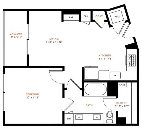 Floorplan A1 layout
