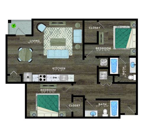 Floorplan B2 layout