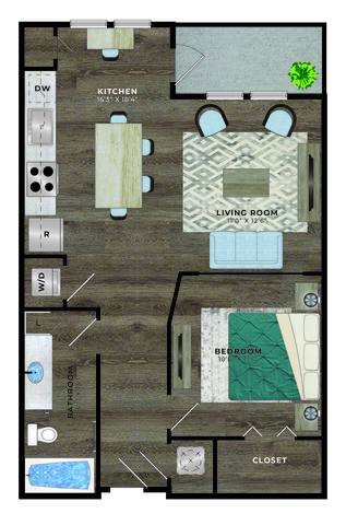 Floorplan A1 layout
