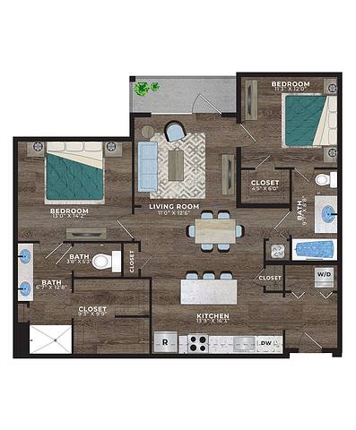 Floorplan B3 layout