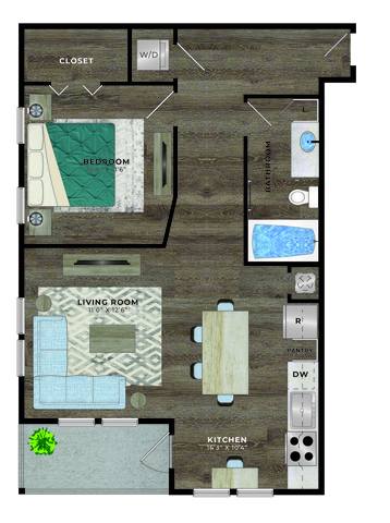 Floorplan A2 layout