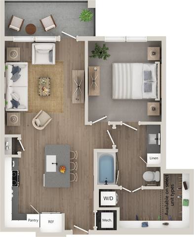 Floorplan A1A layout