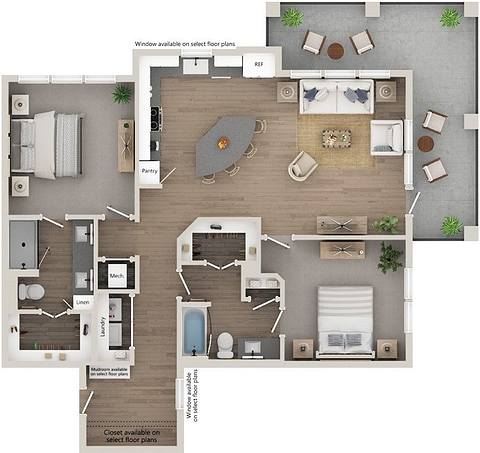 Floorplan B2C layout