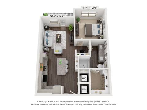 Floorplan A2 layout