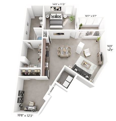 Floorplan A4 Den layout