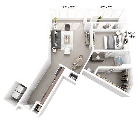 Floorplan A2 layout