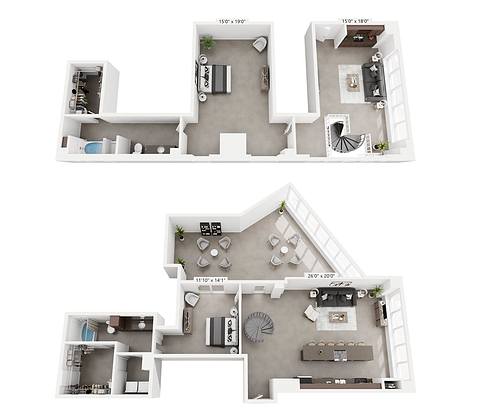 Floorplan P6R layout