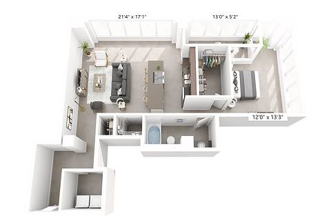 Floorplan Corner 3 layout