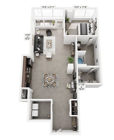 Floorplan A1 layout