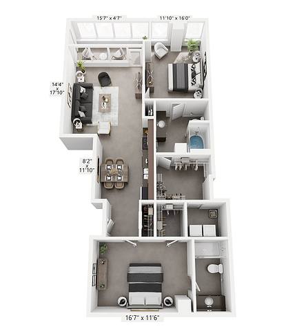 Floorplan B2 layout