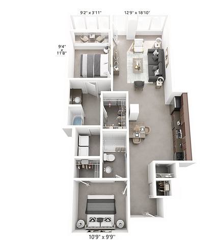 Floorplan B3 layout
