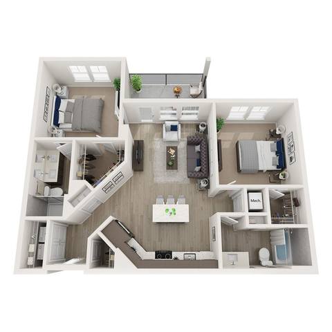 Floorplan B1 layout