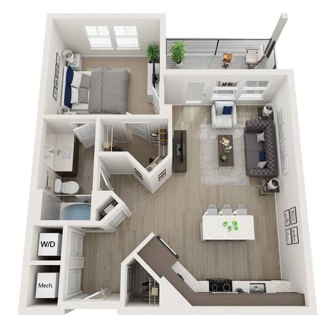 Floorplan A1 layout