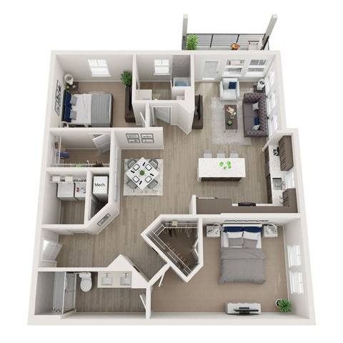 Floorplan B3 layout