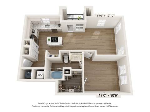 Floorplan A1 layout