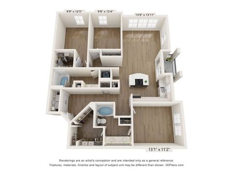 Floorplan C2 layout