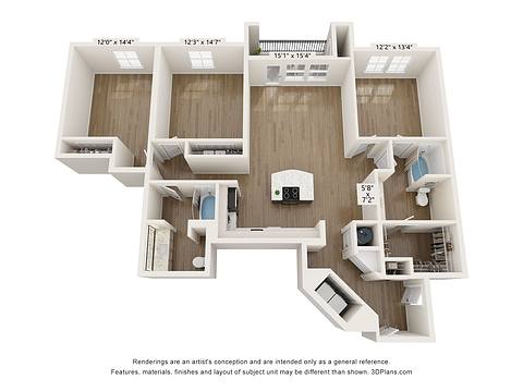 Floorplan CG3 layout