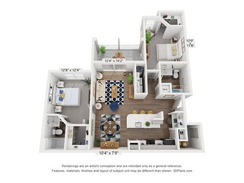 Floorplan B2 layout